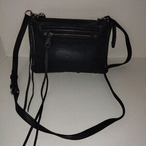 Rebecca Minkoff Black Leather Crossbody Bag